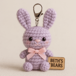 Mimi the bunny keyring